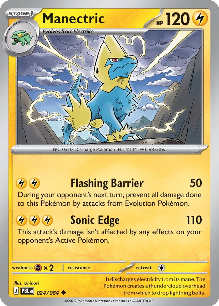 Manectric - 024/084 - Uncommon
