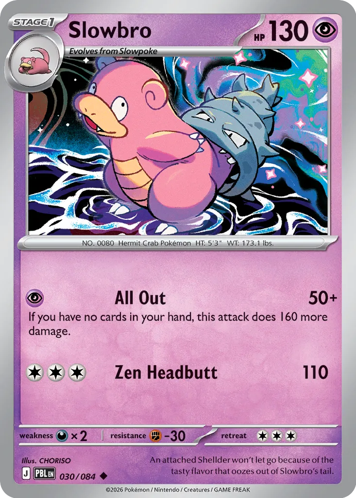 Slowbro - 030/084 - Uncommon