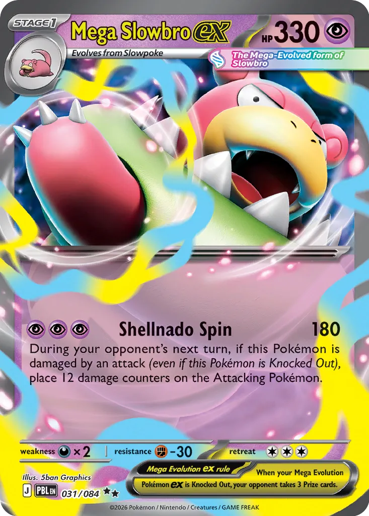 Mega Slowbro ex - 031/084 - Double Rare