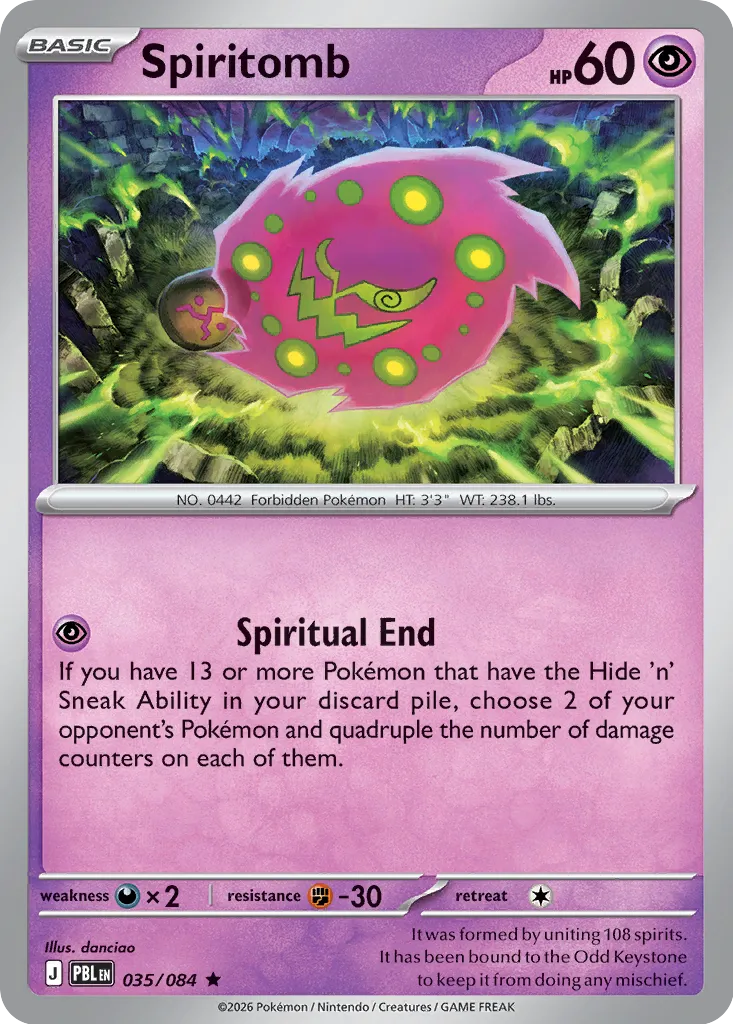 Spiritomb - 035/084 - Rare