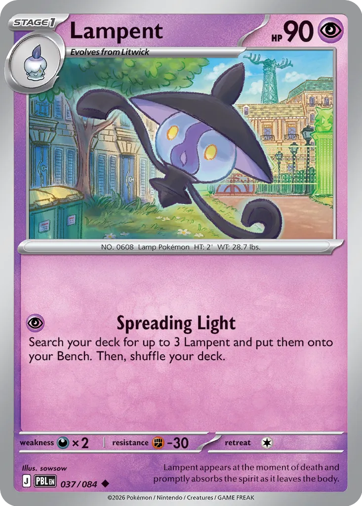 Lampent - 037/084 - Uncommon