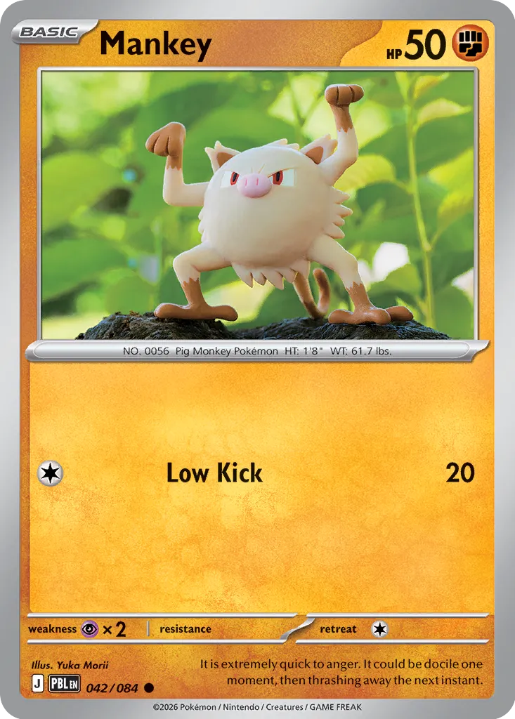 Mankey - 042/084 - Common
