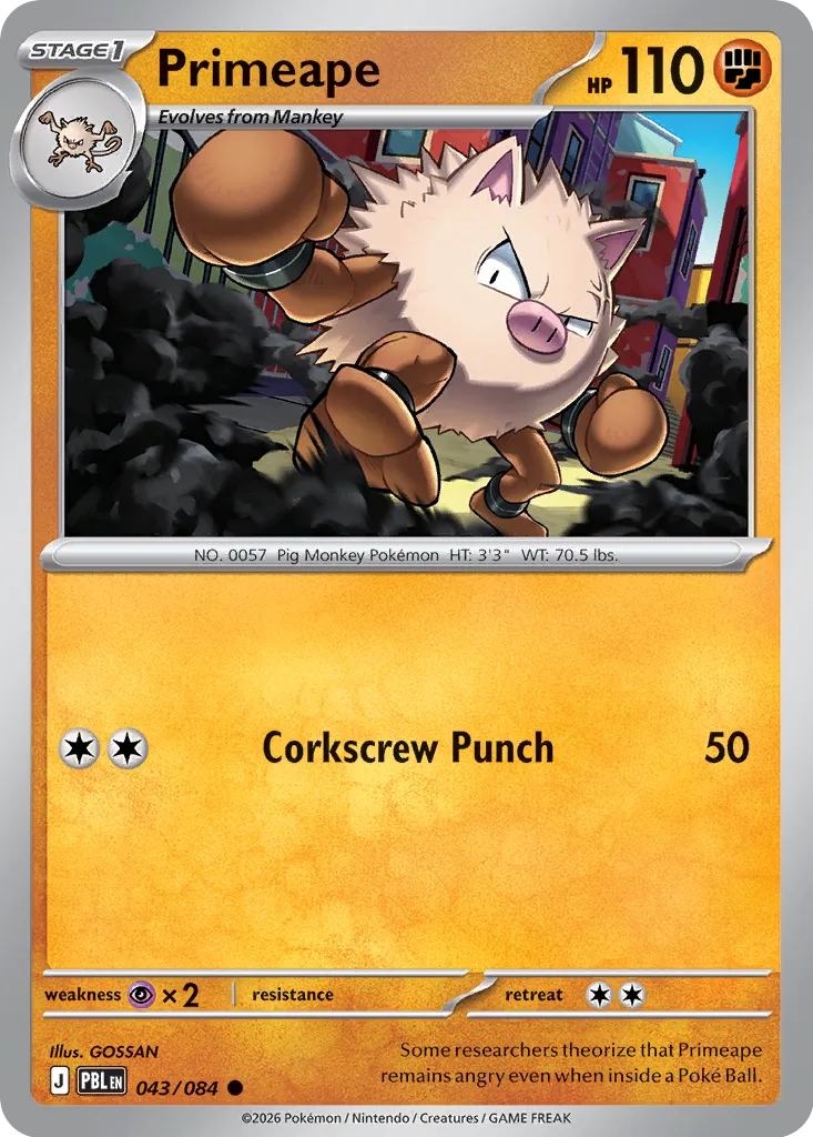 Primeape - 043/084 - Common