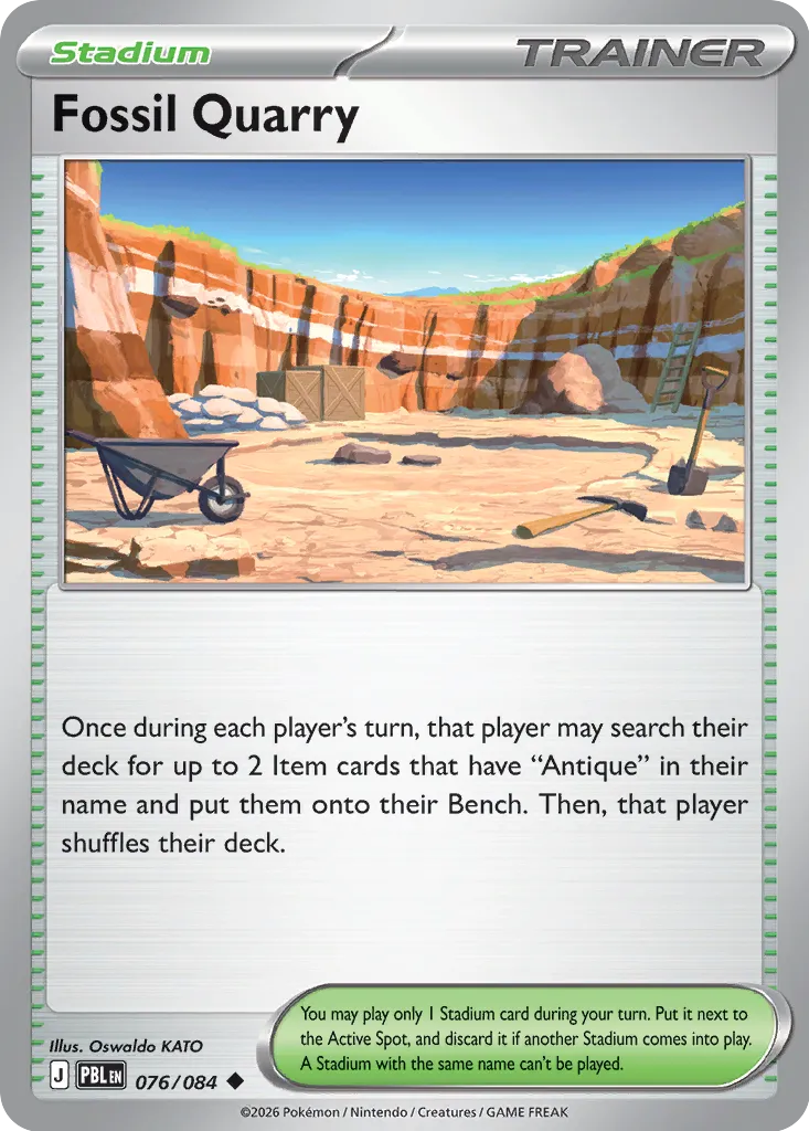 Fossil Quarry - 076/084 - Uncommon