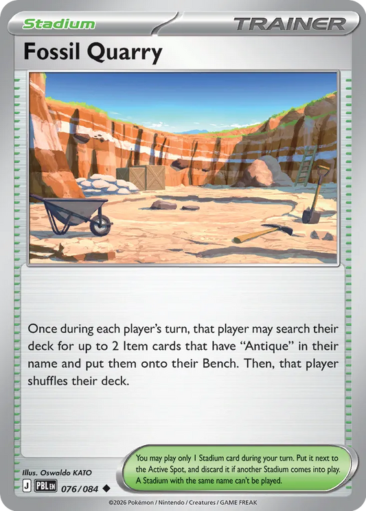 Fossil Quarry - 076/084 - Uncommon