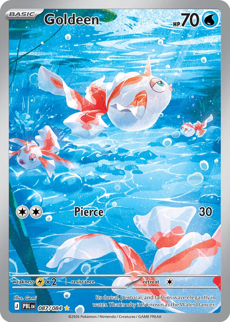 Goldeen - 087/084 - Illustration Rare