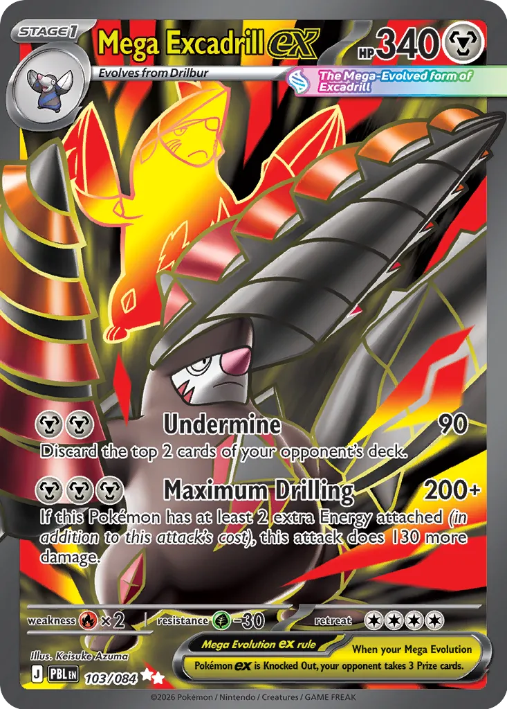 Mega Excadrill ex - 103/084 - Ultra Rare