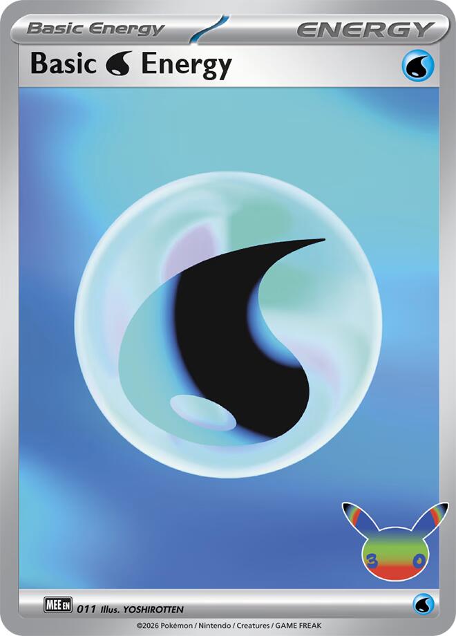 Basic Water Energy - 011 (30th Celebration) - 011 - Futuristic Rare