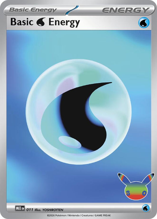 Basic Water Energy - 011 (30th Celebration) - 011 - Futuristic Rare