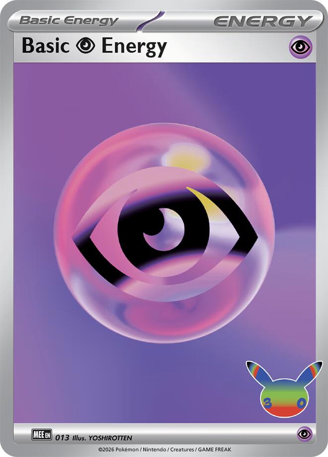 Basic Psychic Energy - 013 (30th Celebration) - 013 - Futuristic Rare