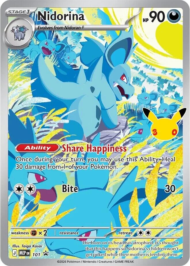 Nidorina - 101 (30th Celebration) - 101 - Promo