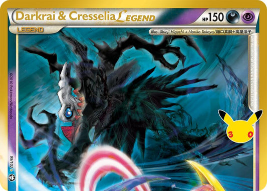 Darkrai & Cresselia Legend (Top) - 99/102 - Classic Collection