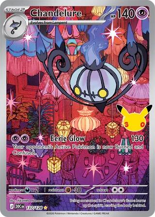 Chandelure - 137/128 - Illustration Rare