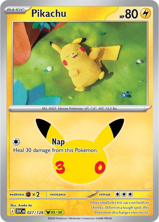 Pikachu - 027/128 - Pikachu Rare