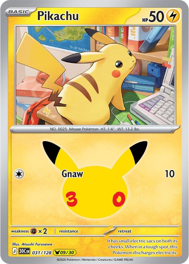 Pikachu - 031/128 - Pikachu Rare