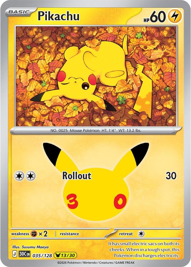 Pikachu - 035/128 - Pikachu Rare