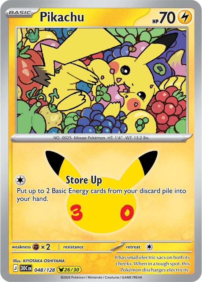 Pikachu - 048/128 - Pikachu Rare