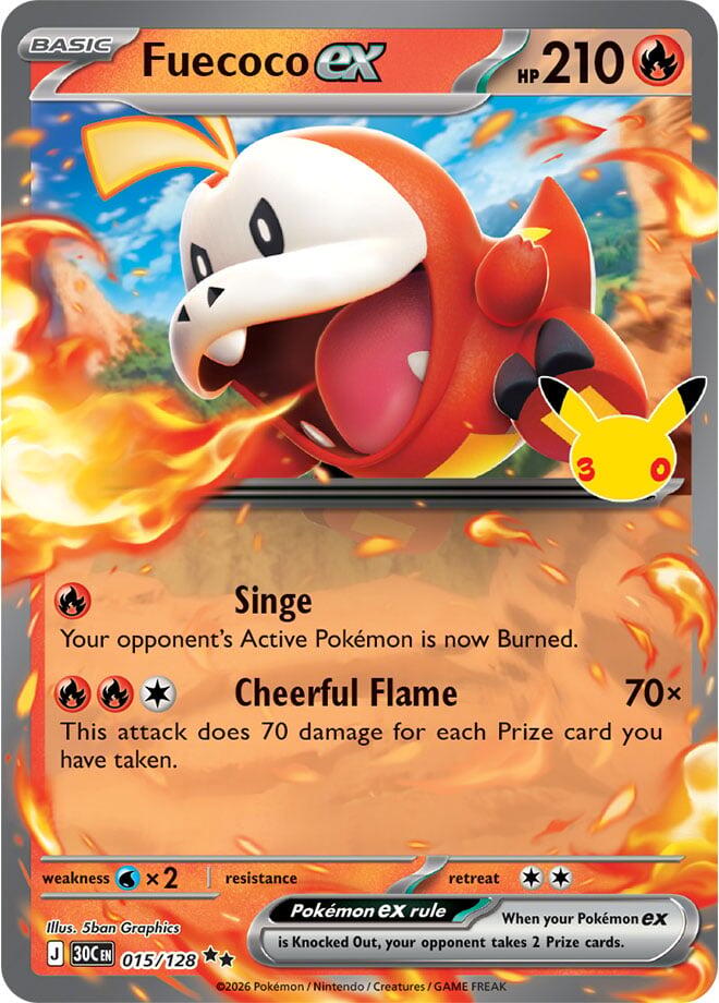Fuecoco ex - 015/128 - Double Rare