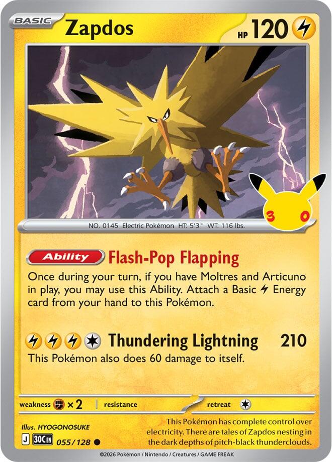 Zapdos - 055/128 - Common