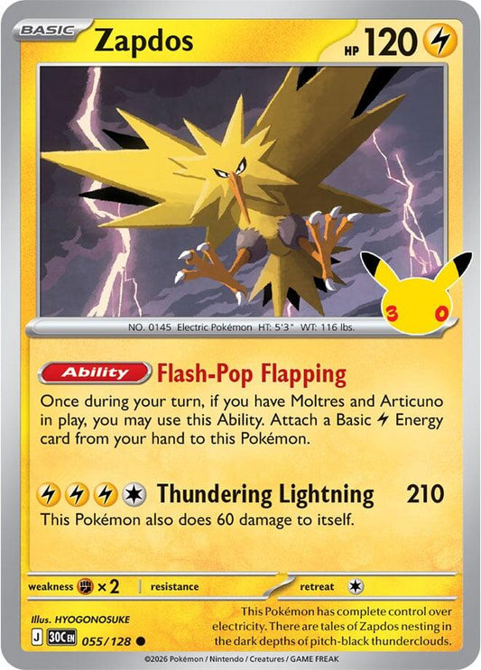 Zapdos - 055/128 - Common