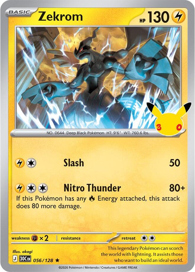 Zekrom - 056/128 - Rare
