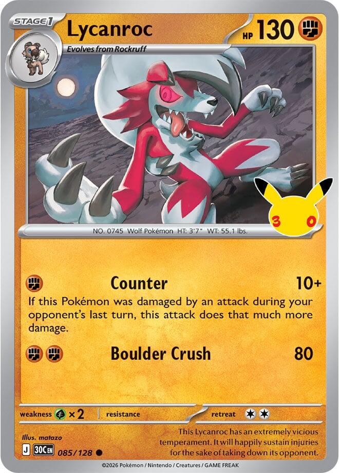 Lycanroc - 085/128 - Common