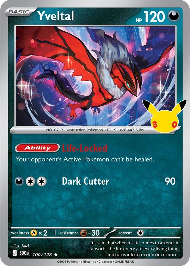 Yveltal - 100/128 - Rare