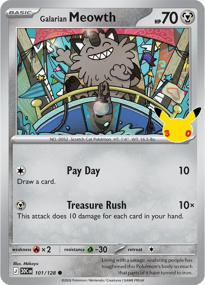 Galarian Meowth - 101/128 - Common