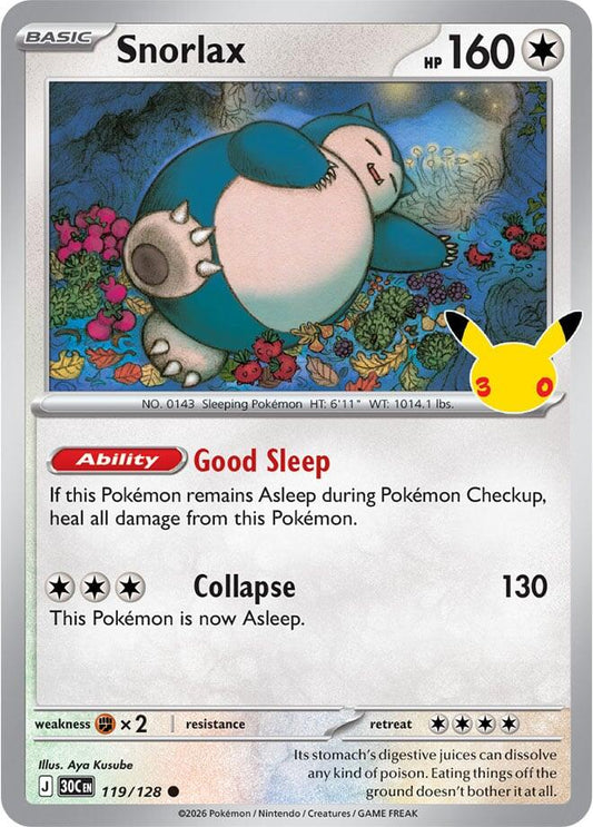 Snorlax - 119/128 - Common