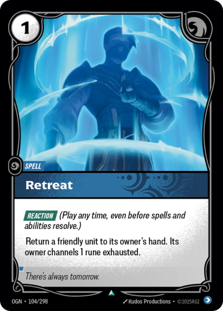 RETREAT - OGN-104/298 (Foil)