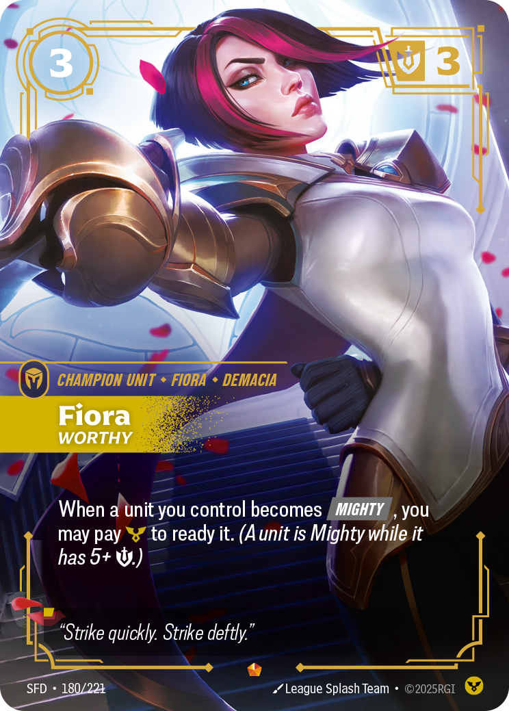 Fiora - Worthy - 180/221 (Foil)
