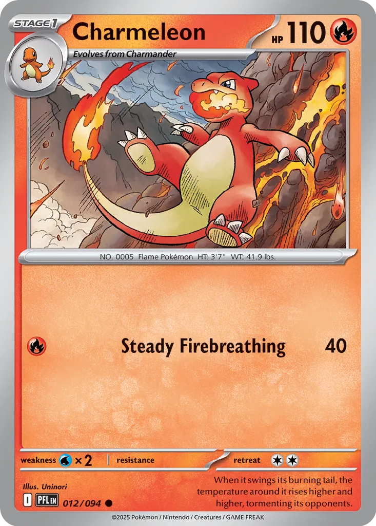 Charmeleon - 012/094 - Common