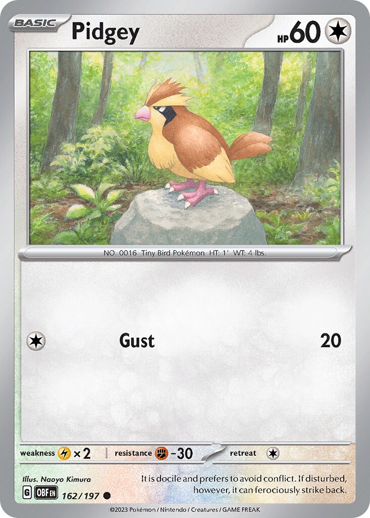 Pidgey - 162/197 - Common