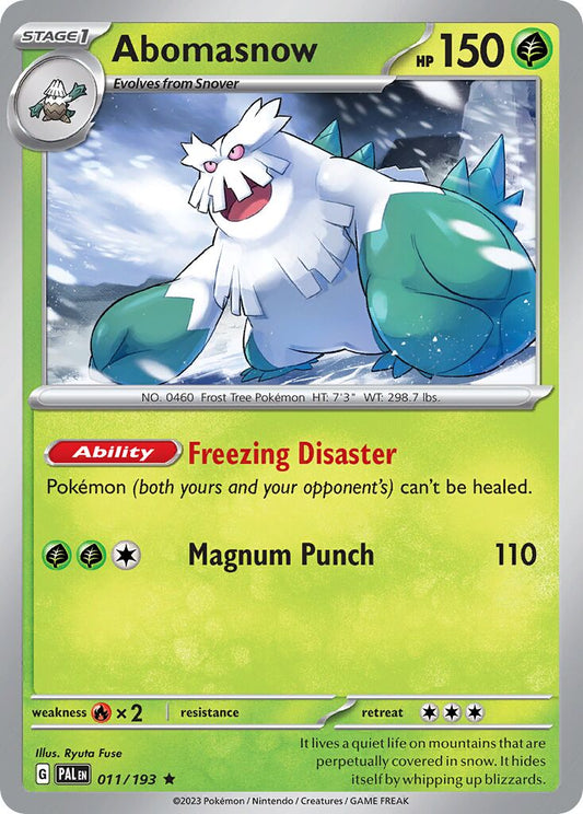 Abomasnow - 011/193 - Rare