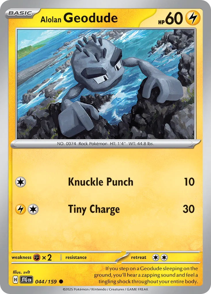 Alolan Geodude - 044/159 - Common