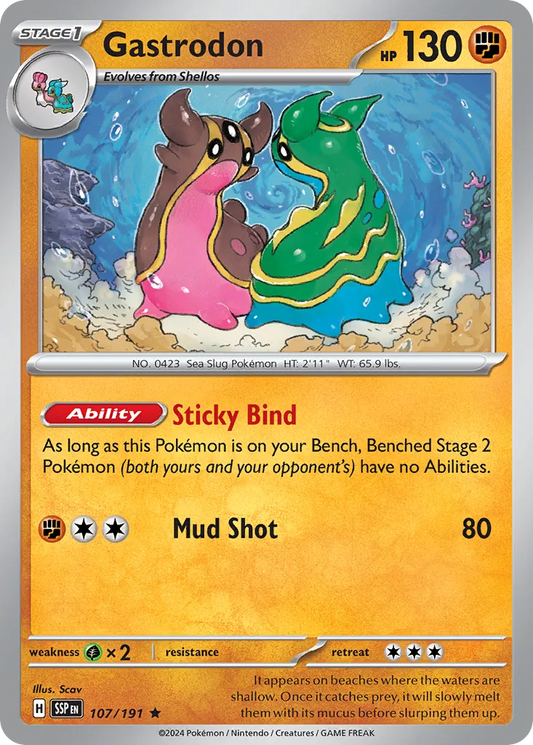 Gastrodon - 107/191 - Rare