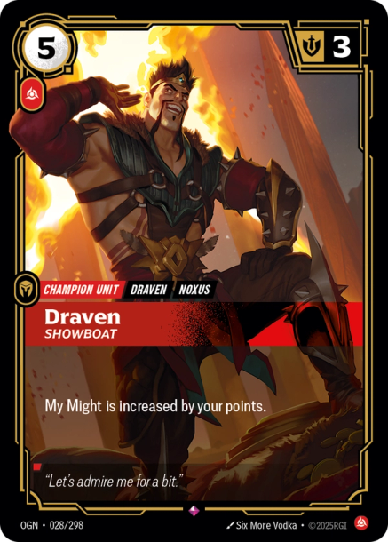DRAVEN, SHOWBOAT - OGN-028/298 (Foil)