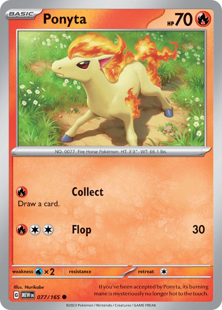 Ponyta - 077/165 - Common
