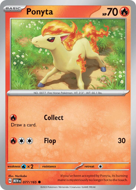 Ponyta - 077/165 - Common
