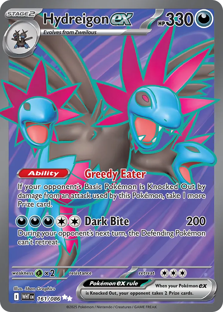 Hydreigon ex - 161/086 - Ultra Rare