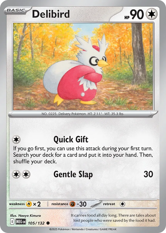 Delibird - 105/132 - Common