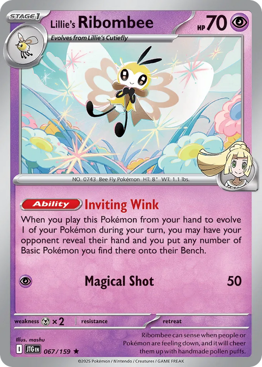 Lillie's Ribombee - 067/159 - Rare