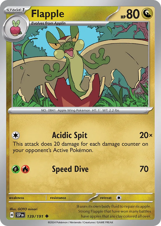 Flapple - 139/191 - Uncommon