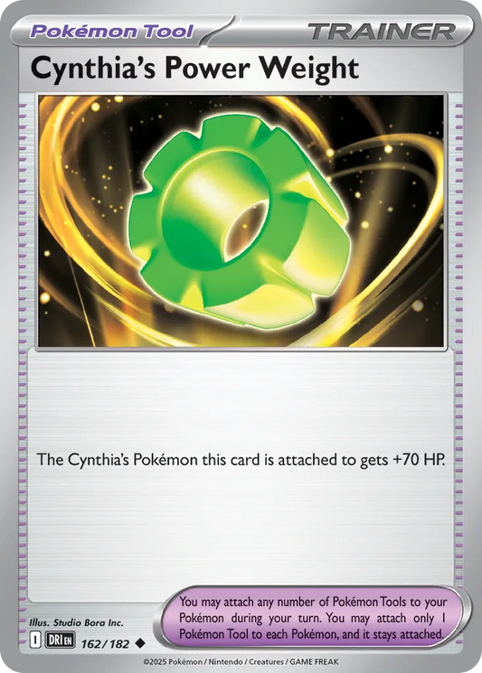 Cynthia's Power Weight - 162/182 - Uncommon