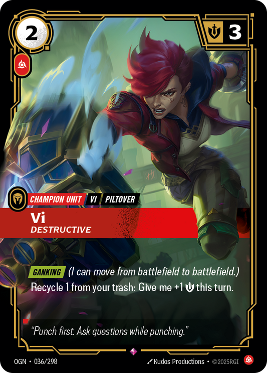 Vi - Destructive - 036/298 (Foil)