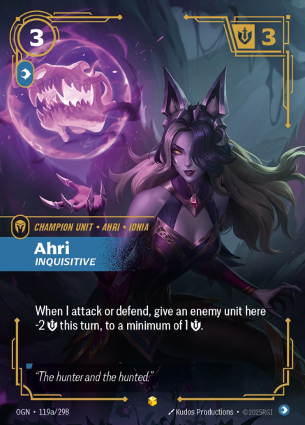 AHRI, INQUISITIVE - OGN-119a/298 (Foil)