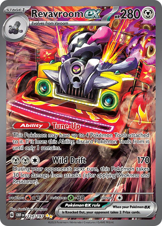 Revavroom ex - 224/197 - Special Illustration Rare