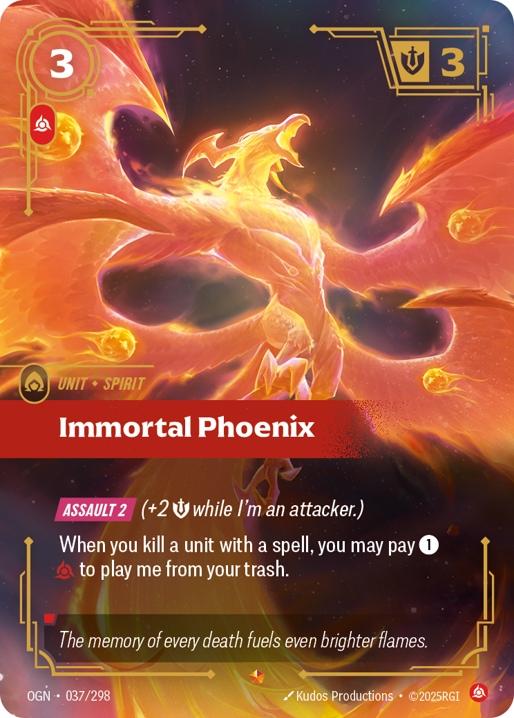Immortal Phoenix - 037/298 (Foil)