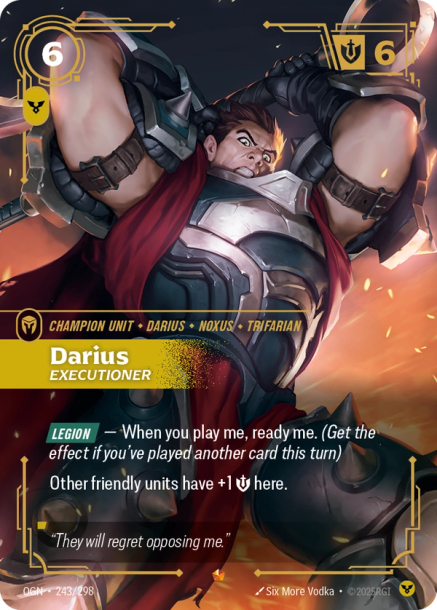 DARIUS, EXECUTIONER - OGN-243/298 (Foil)