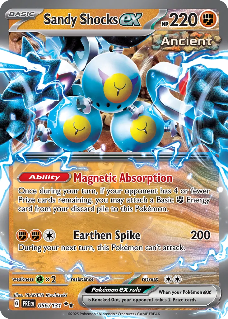 Sandy Shocks ex - 056/131 - Double Rare